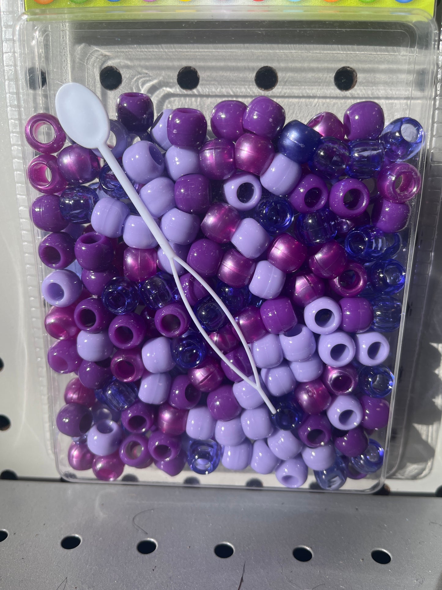 Eden Hair Beads-BR9-PUR6 : purple mix