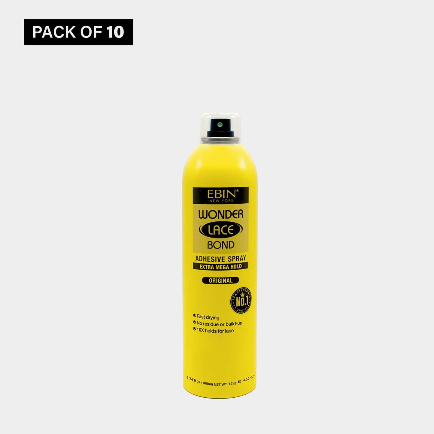 Ebin Wonder Lace Bond Spray-yellow : 6.08oz