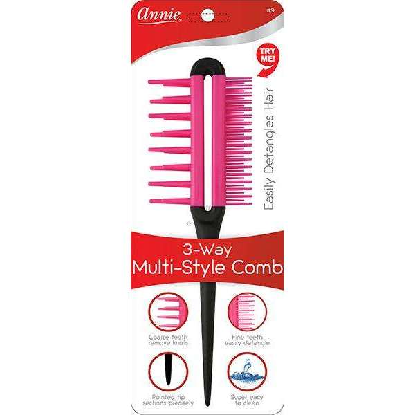 Annie 3-Way Multi Style Comb