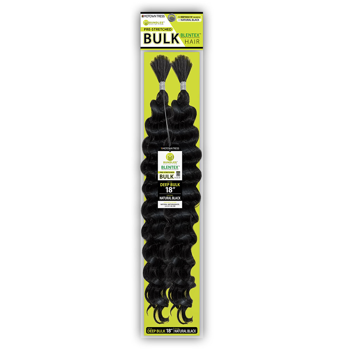 Blentex Deep Bulk Blend Hair Bundle 18"