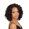 5pcs Remy Closure & Bang 8"-Oprah Curl : Natural Blk