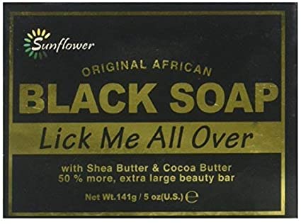 Sunflower Black Soap, Lick Me All Over