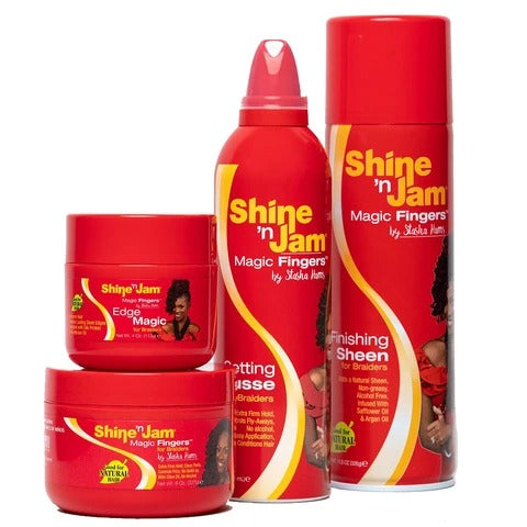 Shine 'n Jam® Magic Fingers™ Finishing Sheen For Braiders