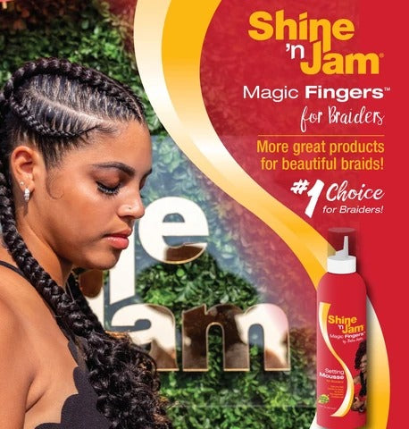 Shine 'n Jam® Magic Fingers™ Setting Mousse For Braiders