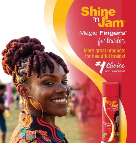 Shine 'n Jam® Magic Fingers™ Finishing Sheen For Braiders