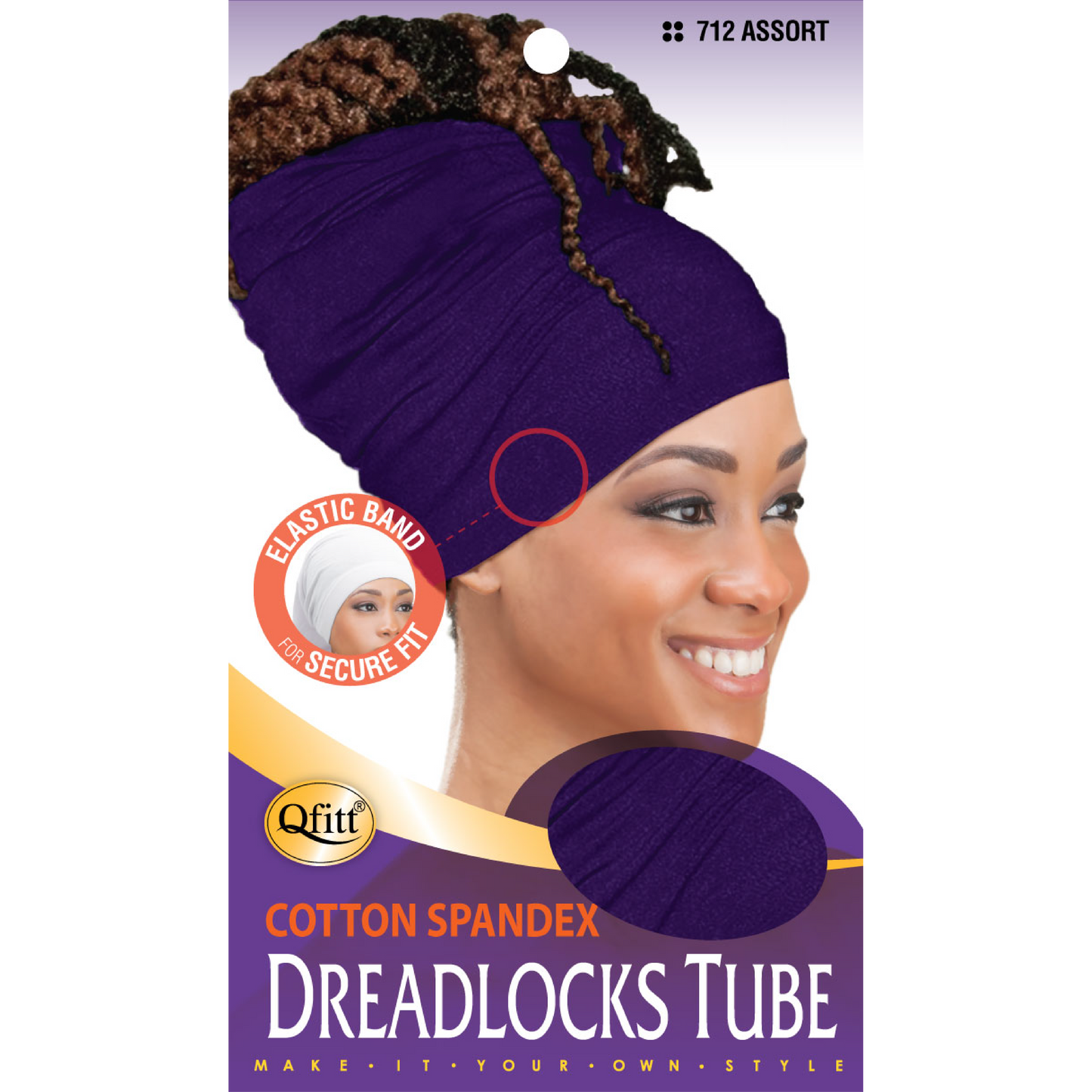 Cotton Spandex Dreadlocks Tube-712