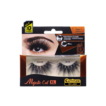 Majestic Cat XL Lashes-JC002 : Diva