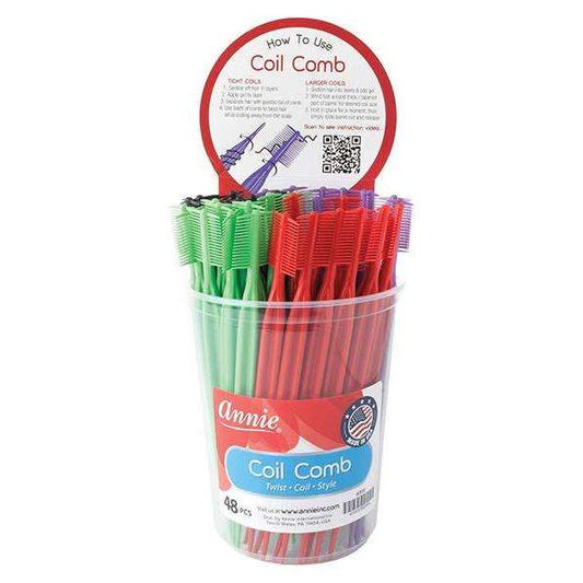 Annie Coil Comb-Assrt