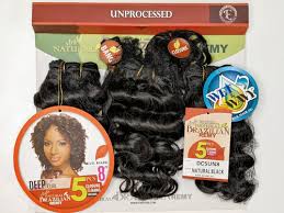 5pcs Remy Closure & Bang 8"-Deep Curl : Natural