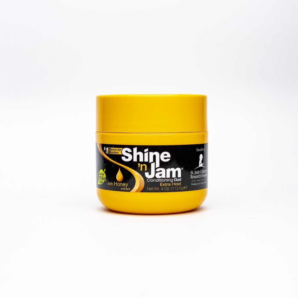 Ampro Shine-n-Jam Magic Fingers Gel for Braids - Provides Firm Hold with  Non-Greasy Shine - Strengthens Hair with Silk Proteins - Works on Any Hair
