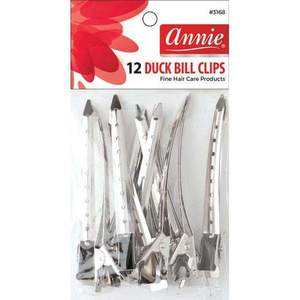 Annie Duck Bill Clips 12ct -#3168