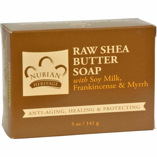 Bar Soap Raw Shea Butter With Soy Milk Frankincense